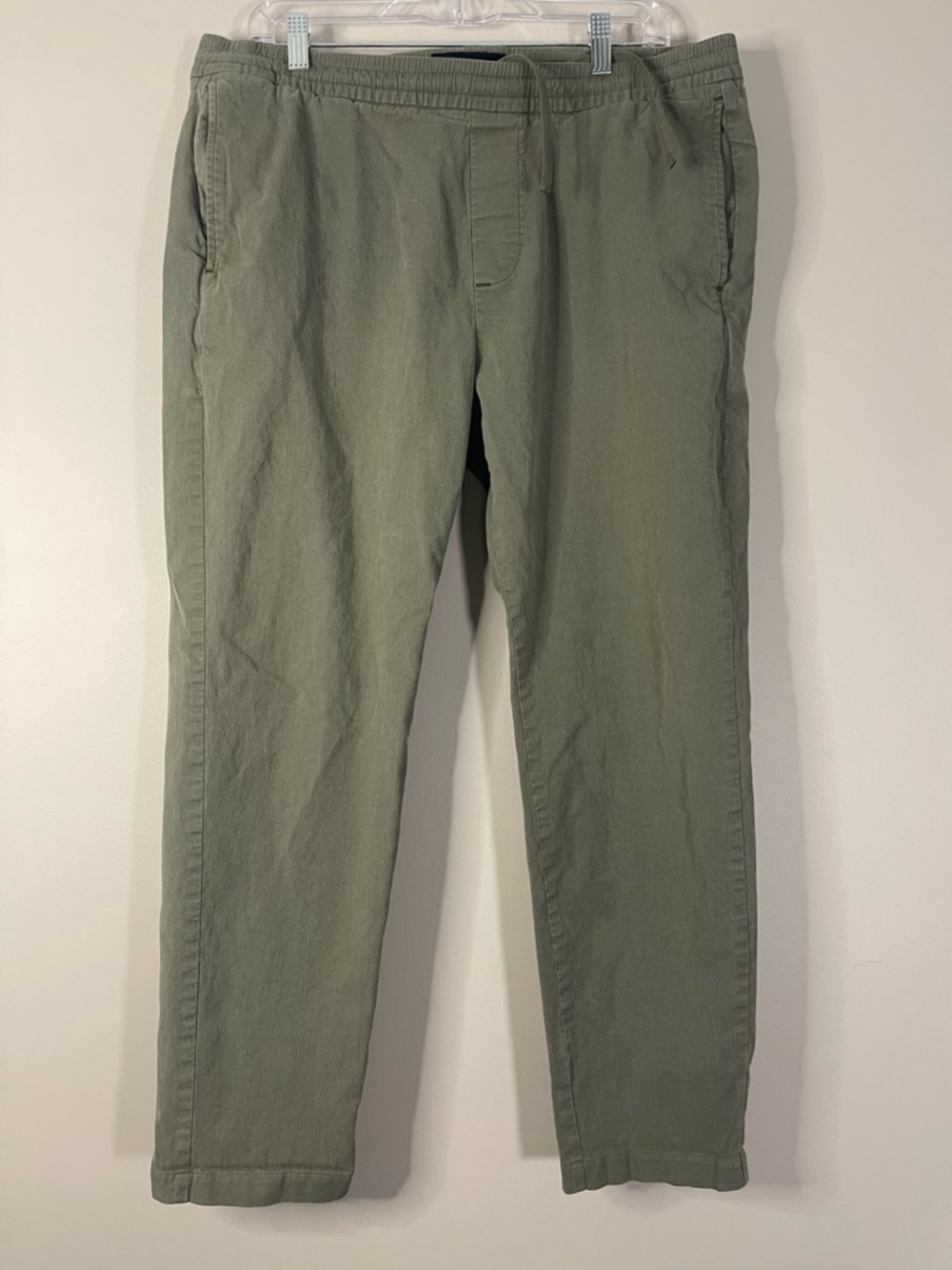 Abercrombie & Fitch Olive Green Skinny Taper Stretch Pants